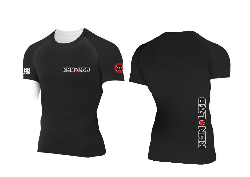 Rashguard para Jiu Jitsu cor preta da KimonoLab