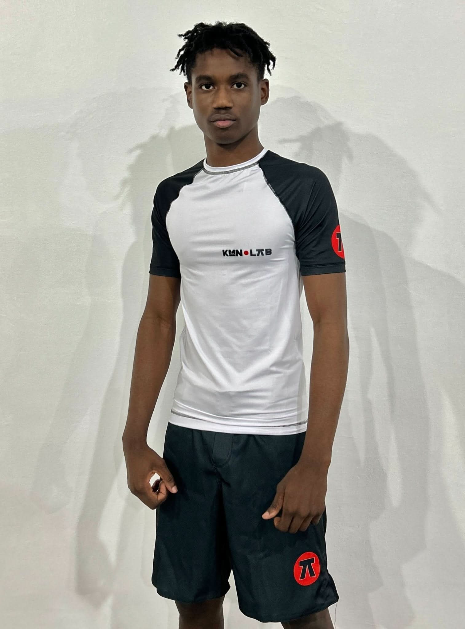 Rashguard de Jiu Jitsu branca masculina da KimonoLab